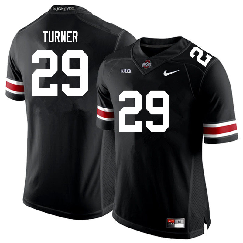 Ohio State Buckeyes #29 Ryan Turner College Football Jerseys Sale-Black